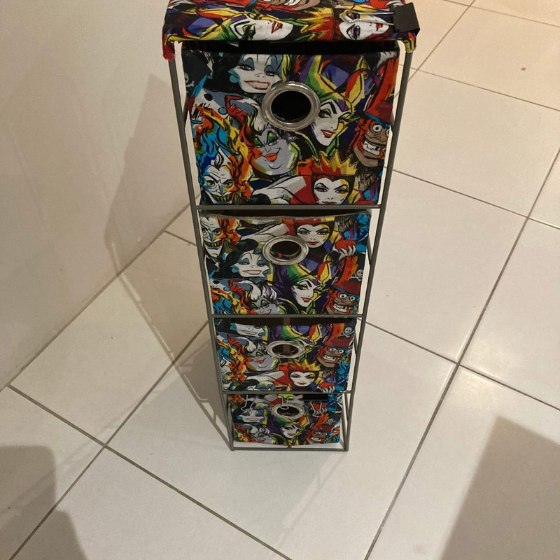 Disney Villains Fabric Storage Drawers