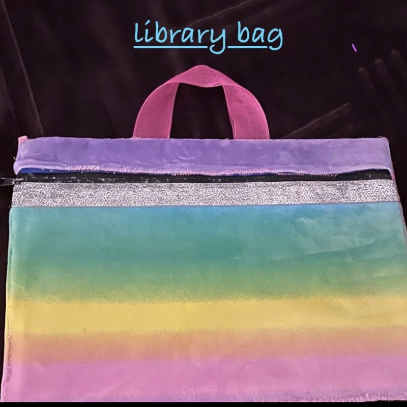 Rainbow Library Bag