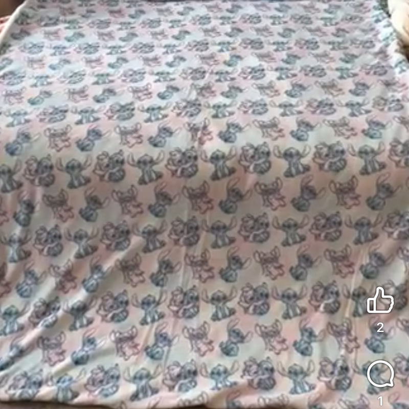 Lilo & Stitch Fabric Blanket
