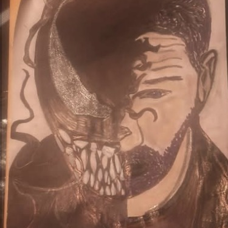 Venom Hand-Drawn Artwork