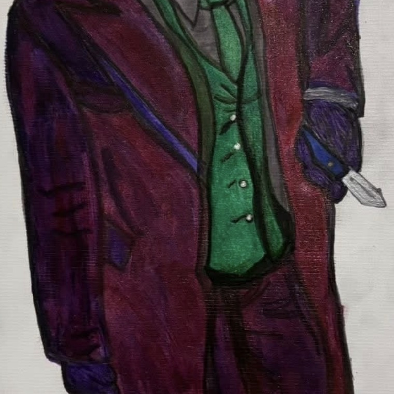 Joker Painted Artwork