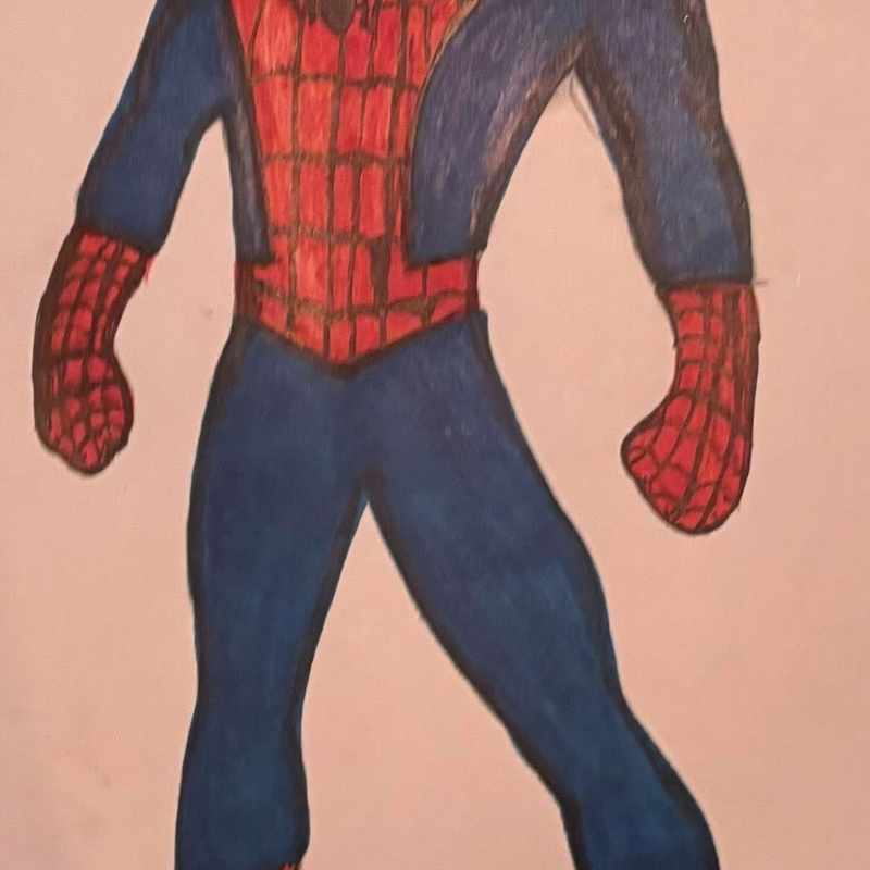 Spider-Man Painted Artwork