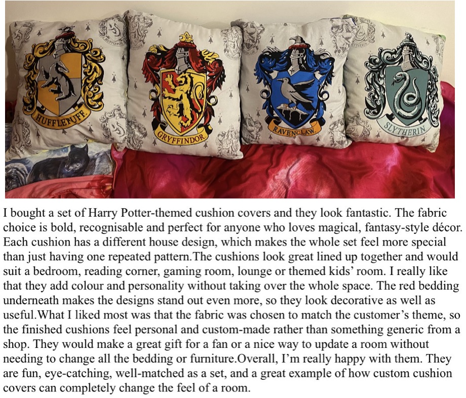 Harry Potter Cushion Covers